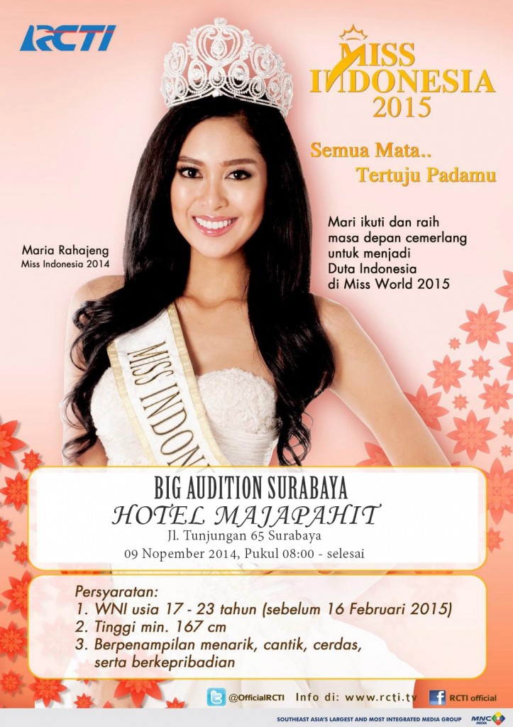 Big Audition Miss Indonesia 2015